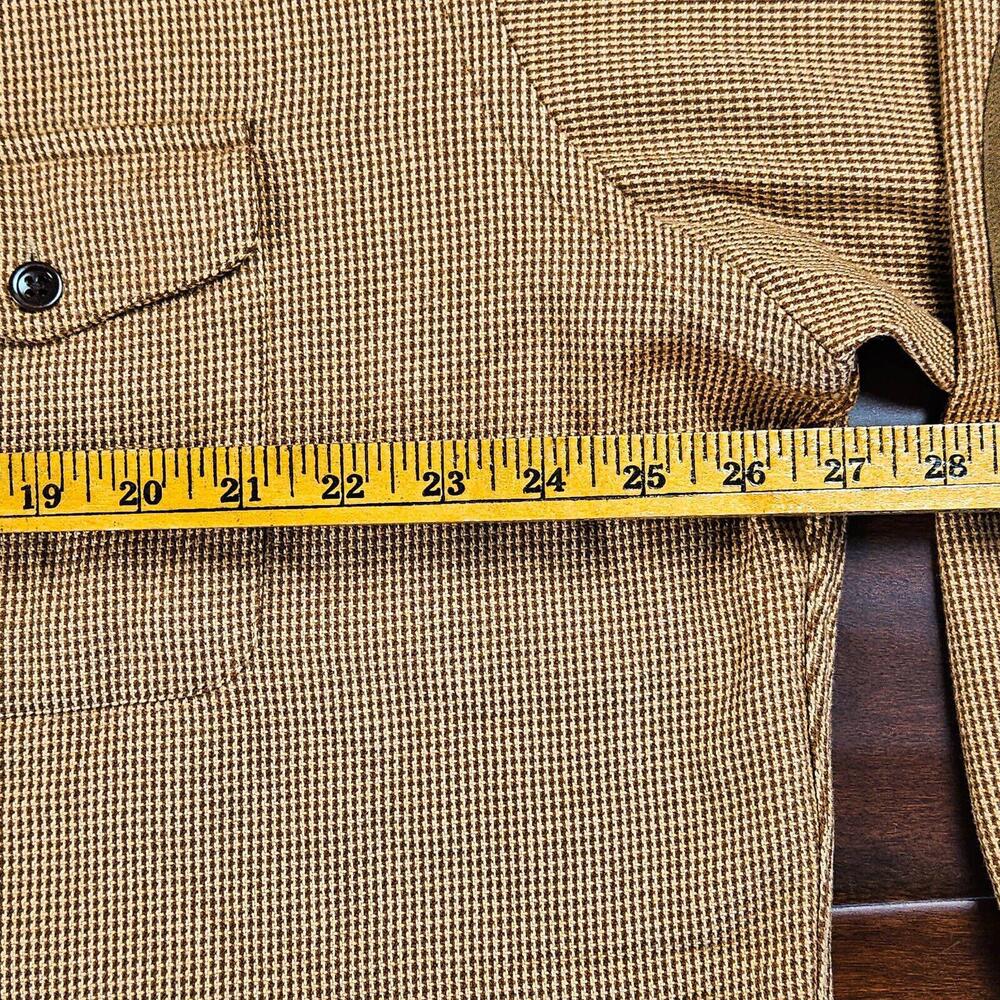 Vintage Polo by Ralph Lauren Bowen Flannel Suede Elbow Patches Men's XL - Picture 8 of 10